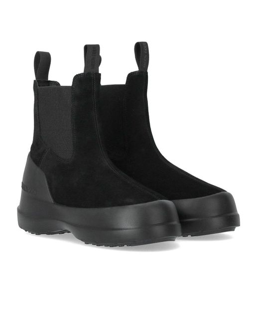 Moon Boot Black Luna Chelsea Boot for men