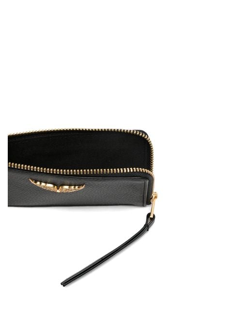 Zadig & Voltaire Black Zv Card Grained Leather