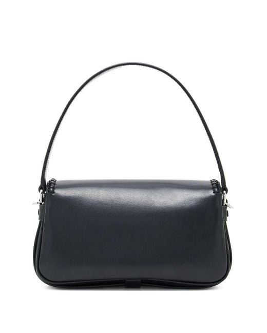 Emporio Armani Blue Leder Umhängetasche