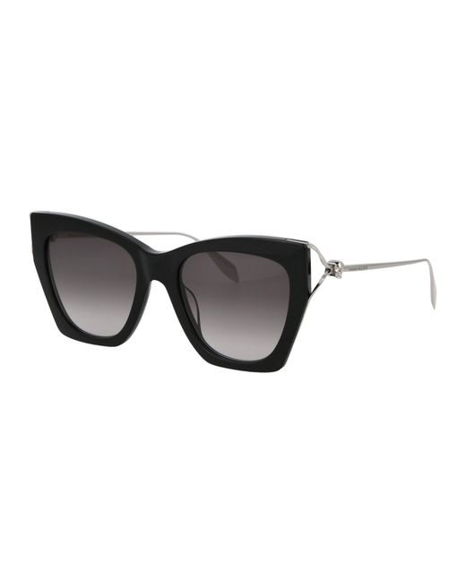 Alexander McQueen Black Sunglasses