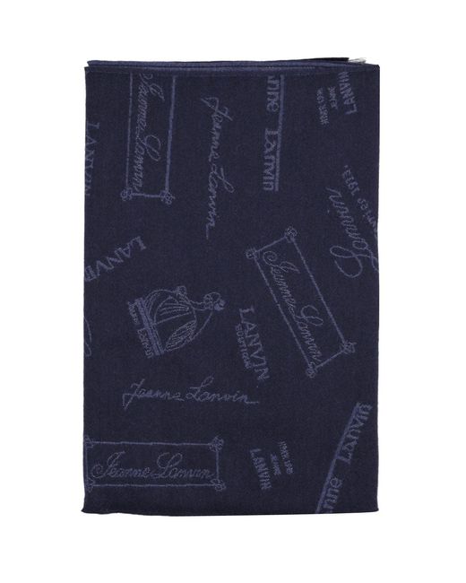 Lanvin Blue Schalbs blau
