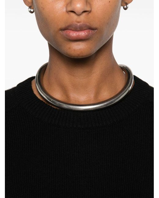 Soft Goat Black Cashmere Boyfriend Crewneck Jumper