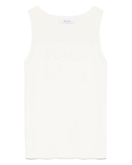 Max Mara White Pentola Tanktop