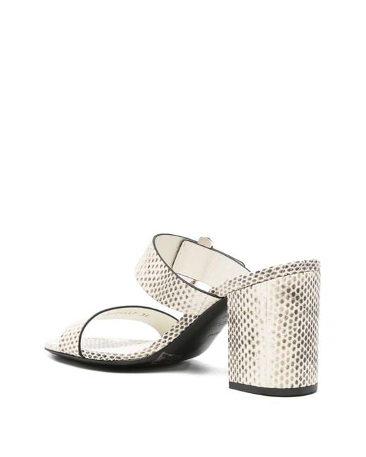 Emporio Armani Exclusive White Sandals