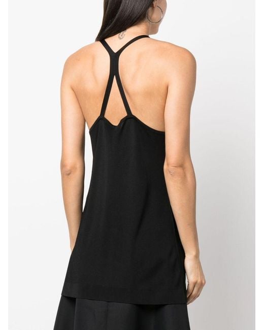 Studio Nicholson Black Cross Back Vest for men