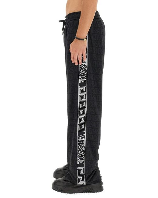 Versace Black Jogging Pants for men