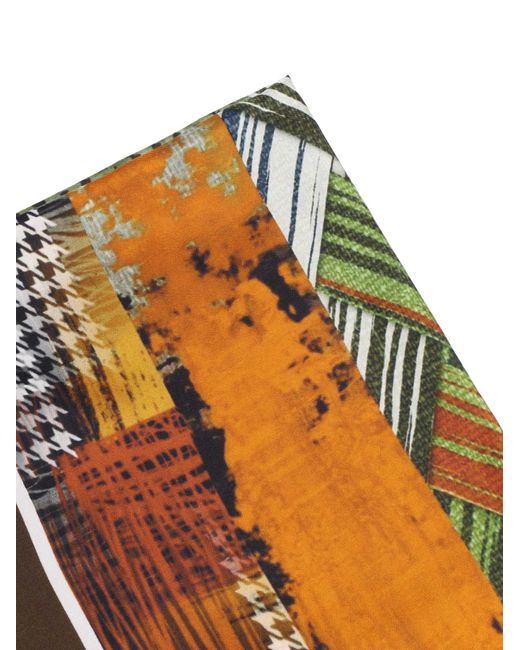 D'Aniello Orange Foulard Oceano