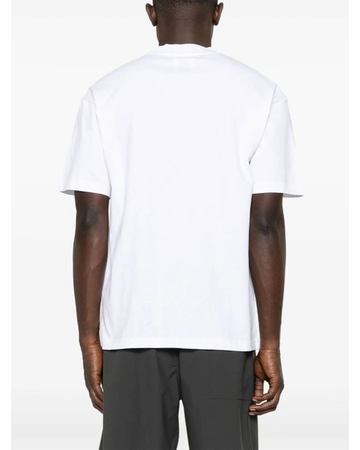 Roa White Logo T Shirt for men