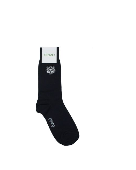 KENZO Black Socks And Socks Cotton for men