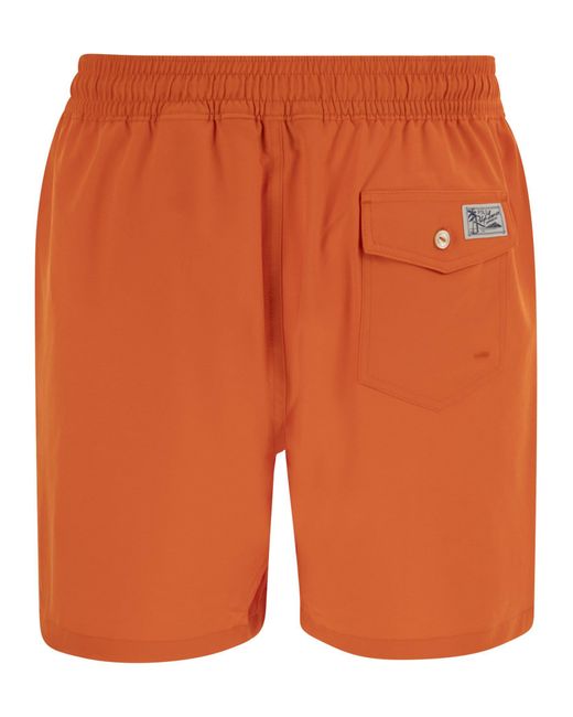 Polo Ralph Lauren Orange Traveler Classic 14.6 Cm Beach Boxers for men