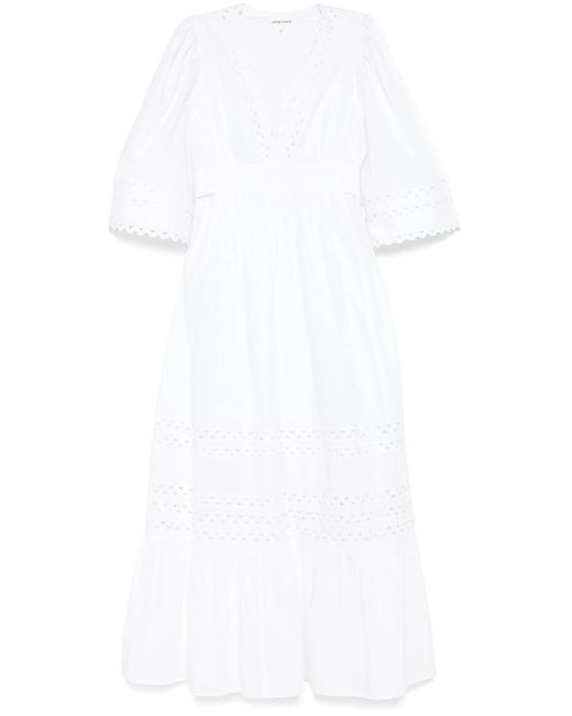 Antik Batik White Romie Long Dres