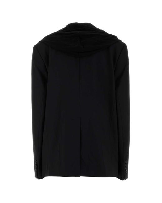 Y. Project Black Stretch Twill Oversize Blazer