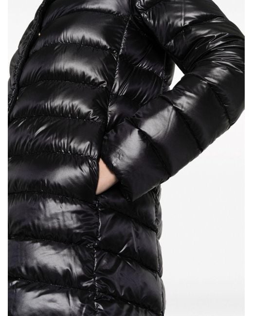 Herno Ameli Midi Down Jacket in het Black