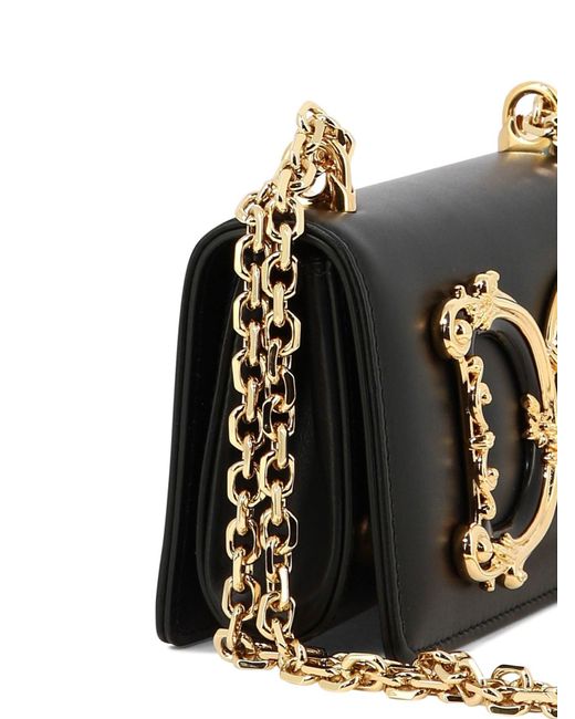 "DG" Sac à bandoulière Dolce & Gabbana en coloris Black