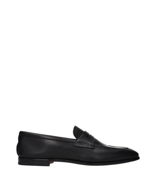 Church's Black Moccasins Leather