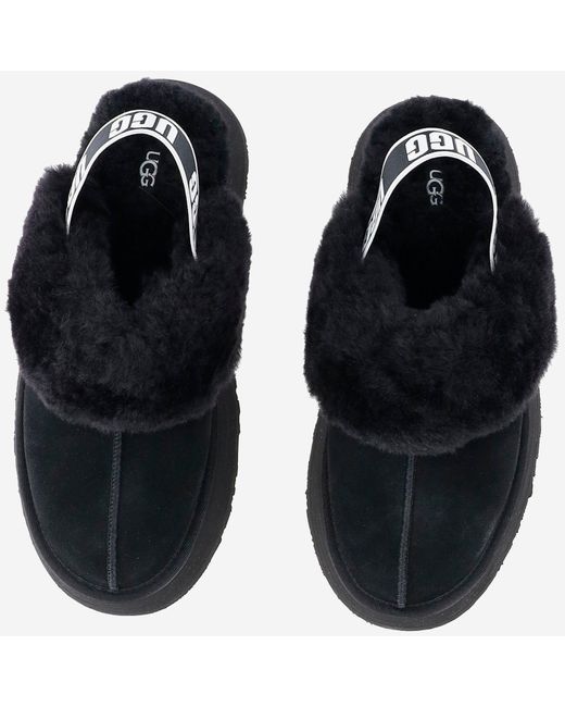 Ugg Black Suede Mules