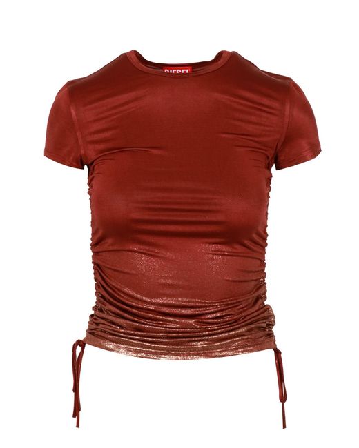 DIESEL Top Bruin in het Red