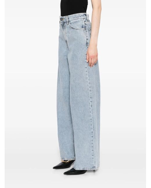 Totême Blue Wide Leg Jeans