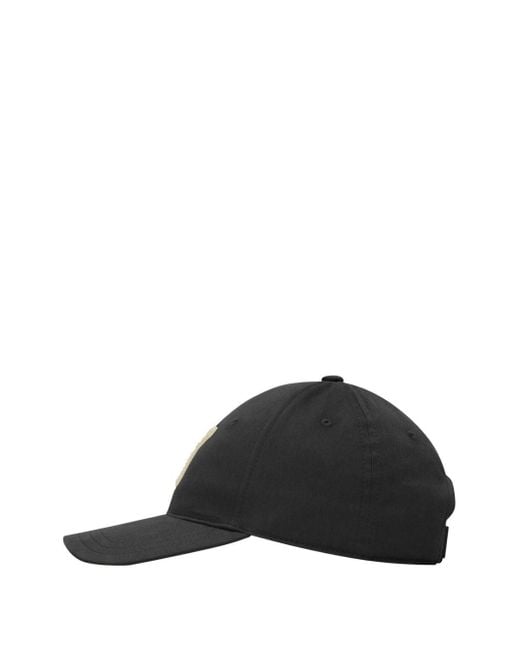 Saint Laurent Logo Baumwollbaseballkappe in Black für Herren
