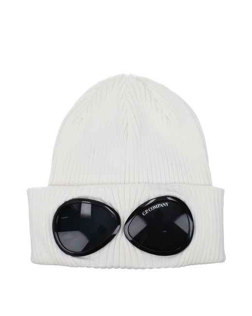C P Company Black Cotton Hats