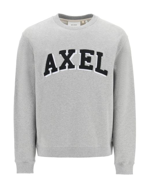 Axel Arigato Logo Patch Sweatshirt in Gray für Herren