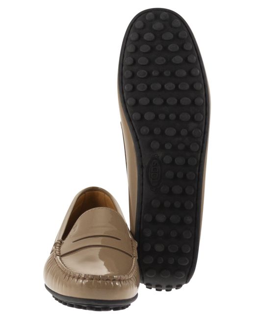 Tod's Brown City Gommino Moccasin