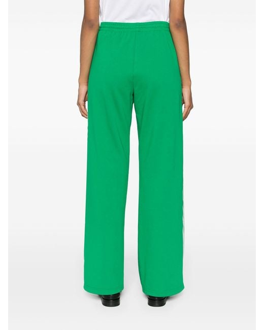 Pantalones rectos con logo bordado P.A.R.O.S.H. de color Green