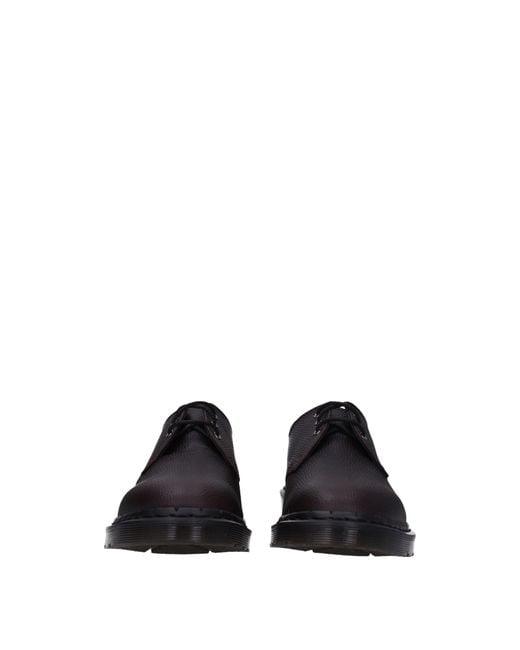Dr. Martens Dr. Martens Derby 1461 männliche lila Haut/Ochsenblut in Black für Herren