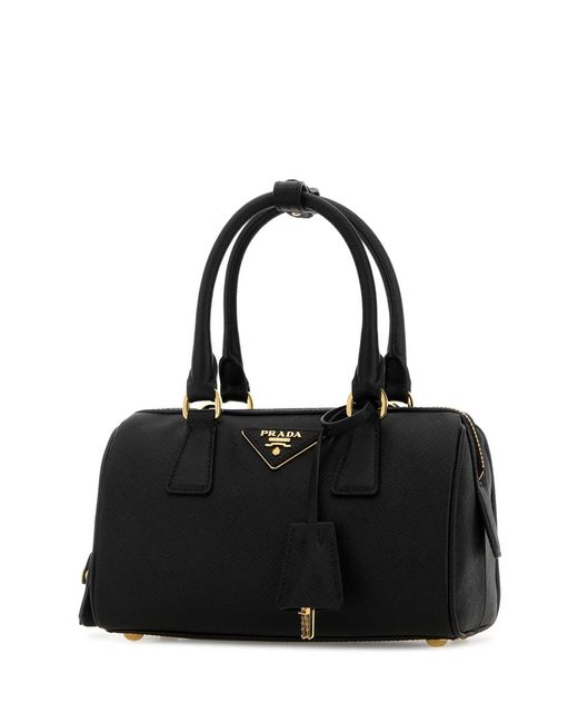 Prada Black Leather Handbag