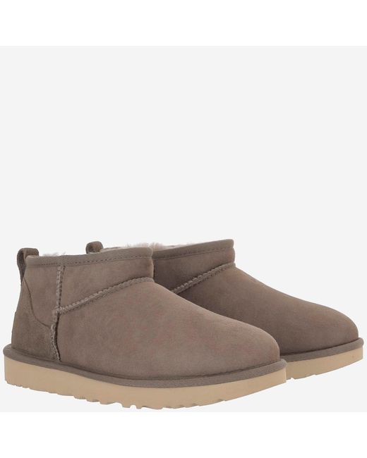 Ugg Brown Classic Ultra Mini Stiefeletten