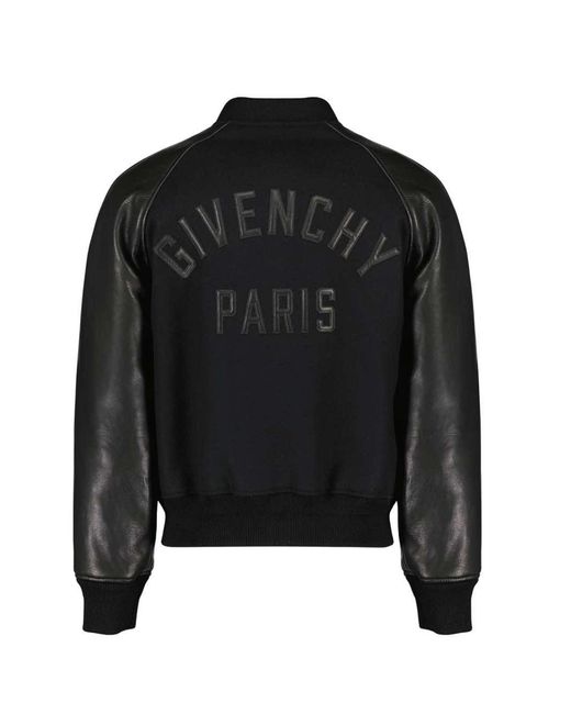 Givenchy Bomberjack Met Panelen in het Black
