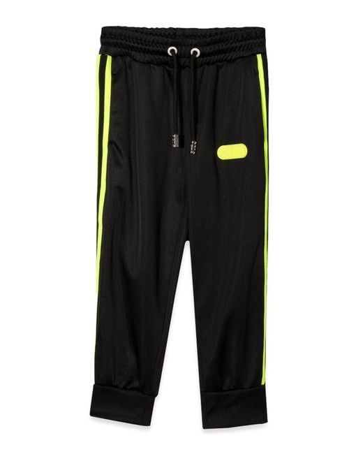 Gcds Black Triacetate Pants Boy for men
