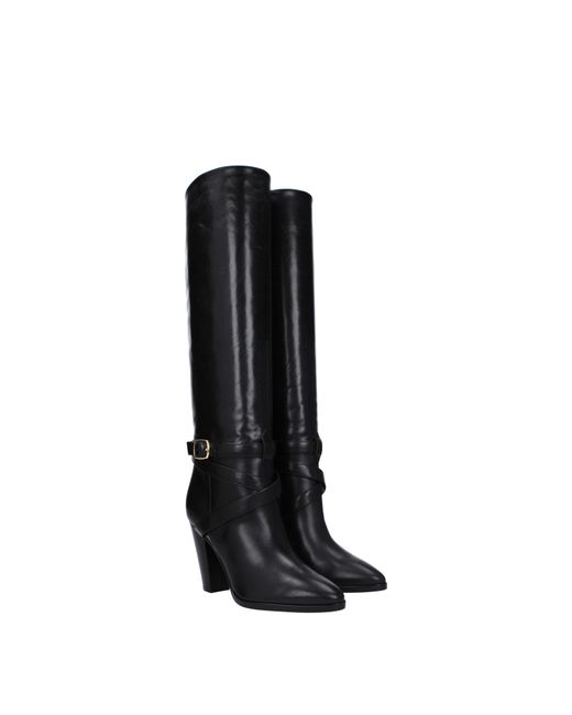 Céline Black Leather Boot