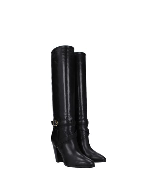 Céline Black Leather Boot