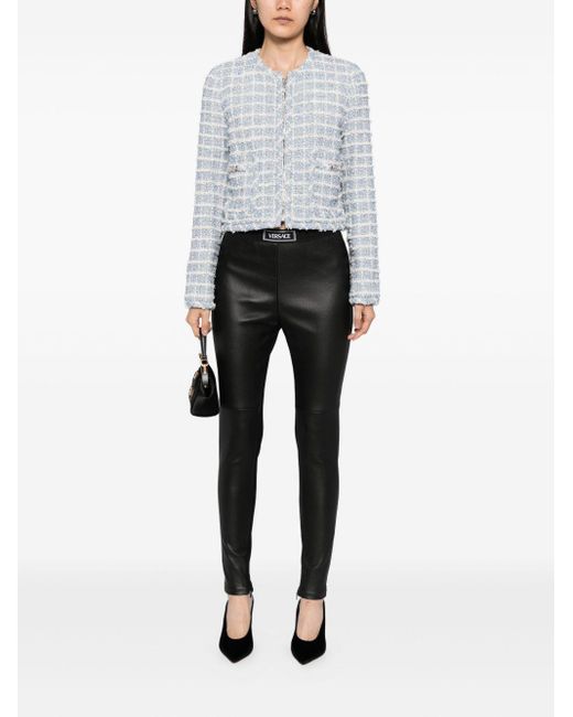 Versace White Tweed Jacket