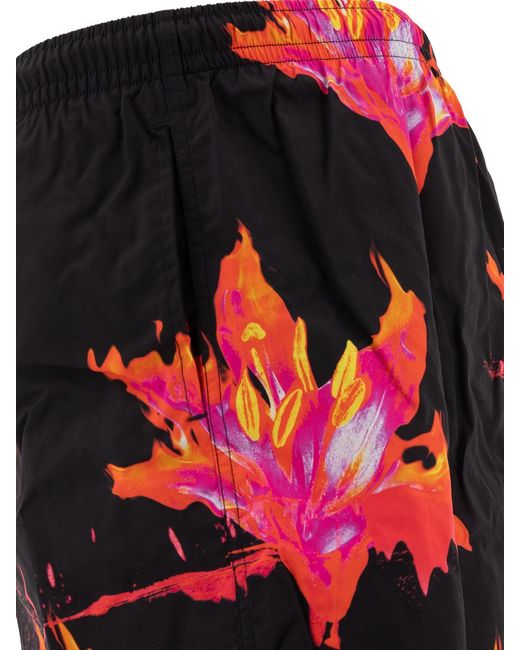 McQueen Badkleding in het Red voor heren