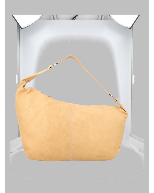 Paloma Wool Gray Mini Leather Shoulder Bag