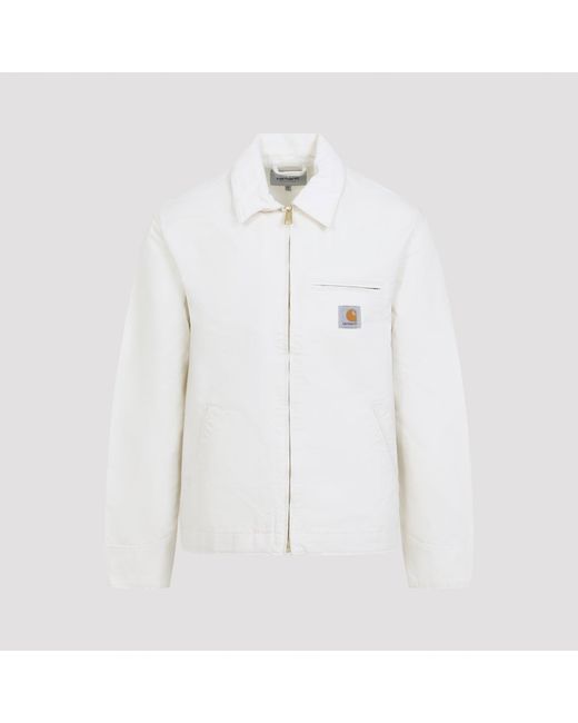 Carhartt White Wax Detroit Jacket
