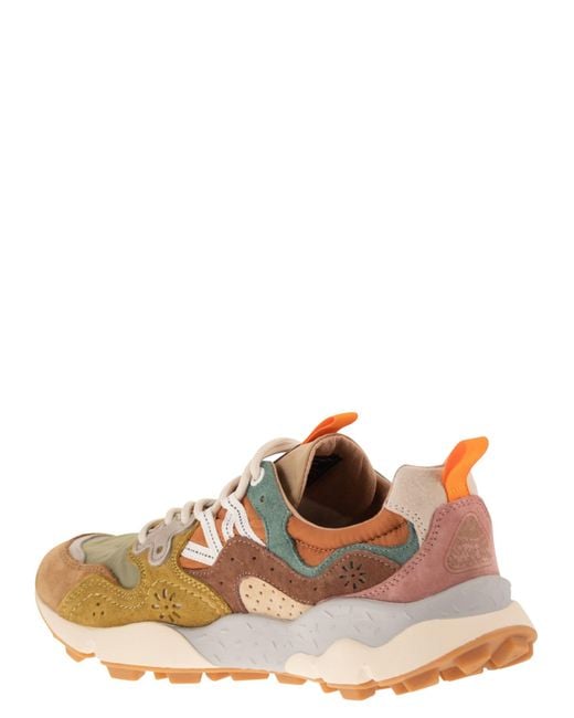 Flower Mountain Brown Yamano 3 Sneakers