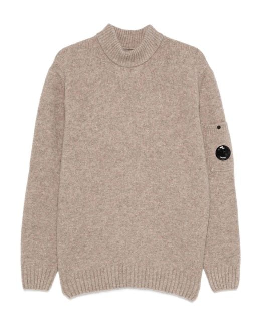 C P Company Natural Knitwear Turtle Neck