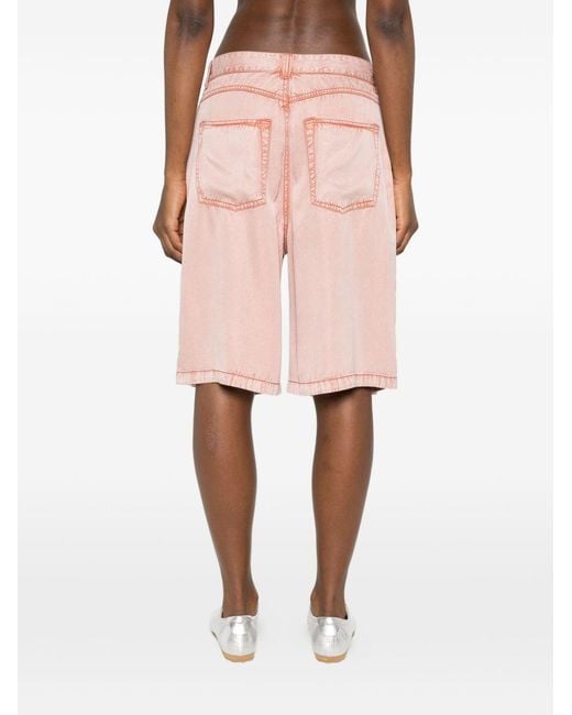 DIESEL Pink Bermuda Shorts