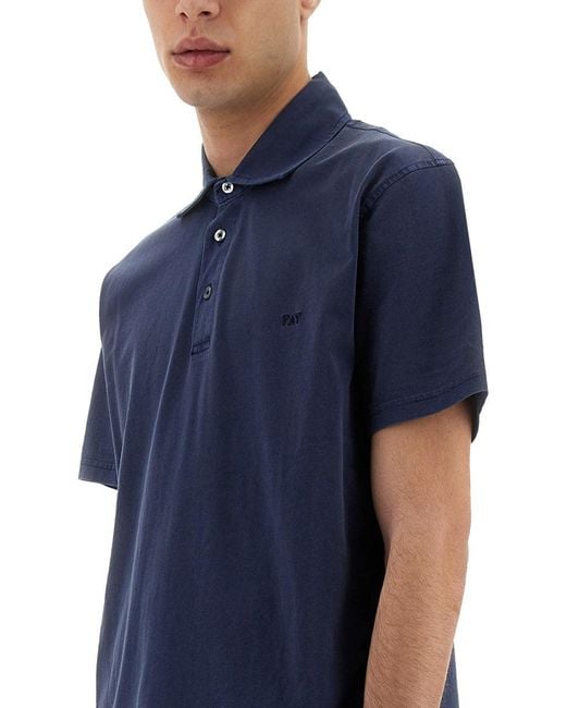 Fay Blue Jersey Polo