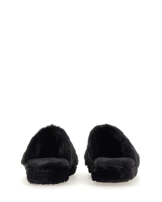 Versace Black Slippers The Jellyfish