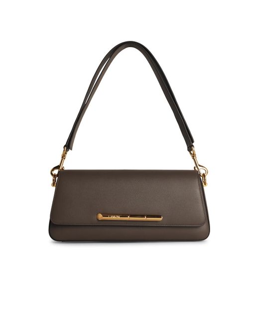 Lanvin White 'Sequence' Lear Crossbody Bag for men