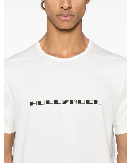 Rick Owens White Drkshdw Level T T-Shirt