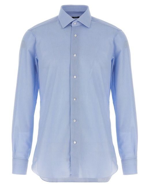 Barba Napoli Blue Wabenhemd