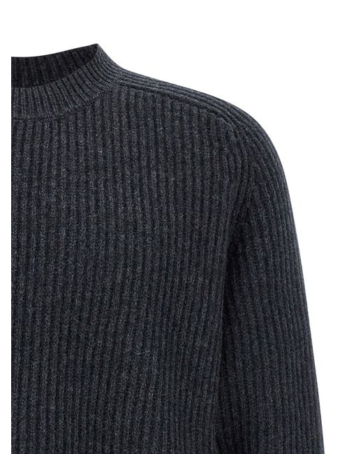 DSquared² Gekaart Wool Insert Sweater in het Blue voor heren