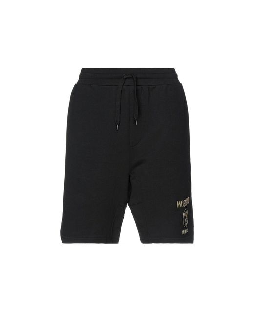Moschino Couture Black Logo Track Shorts for men