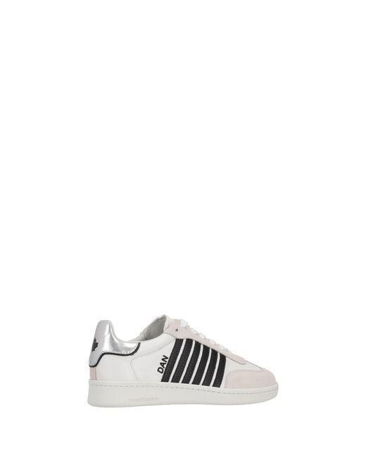 Baskets basses à lacets DSquared² en coloris White