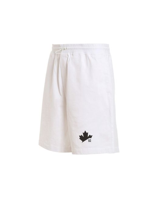 DSquared² Dsqaurured2 D2 Beadshort in het White voor heren